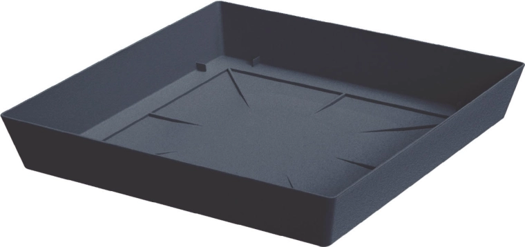 LOFLY SQUARE Plant Pot Saucer 20 × 20 cm anthracite