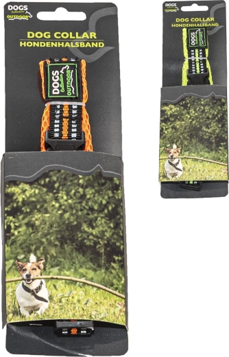 Neoninė antkaklė šuniui 35–45 cm (2 spalvos)
