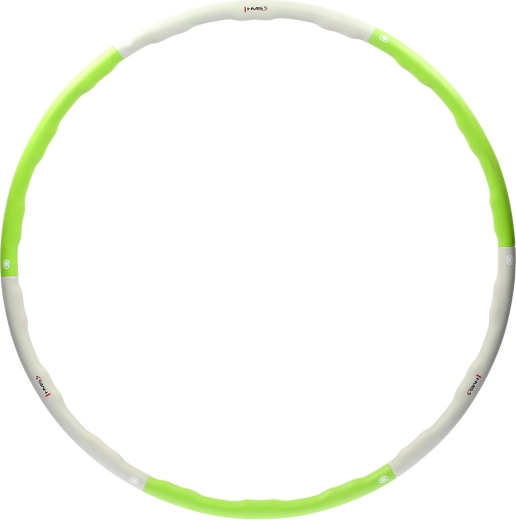 Masažinis hula hoop lankas HMS HHP003, 100 cm – žalias