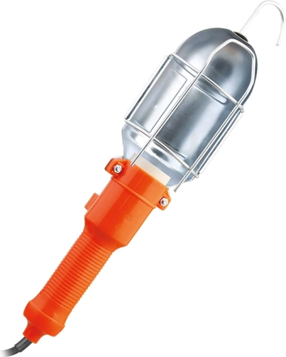 Solight montavimo lempa E27 su metalinėmis grotelėmis, 5 m, oranžinė