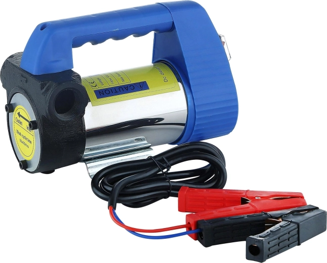 Elektrinis 12 V siurblys dyzelinui ir alyvai išsiurbti bei perpumpuoti