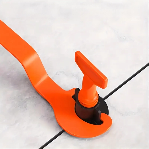 Tile and wall tile leveling system – wedges, clips and 2 handles (100 wedges) - 1 piece