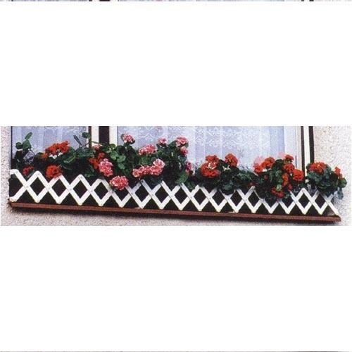 Lauko palanginė lentynėlė 70–80 cm ruda