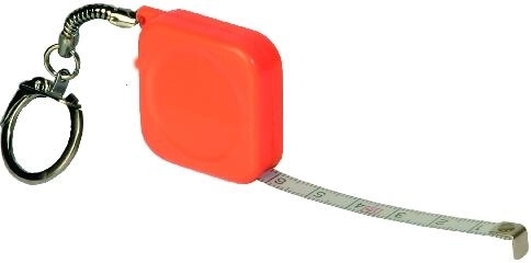 Tape Measure Keychain 1 m × 6 mm