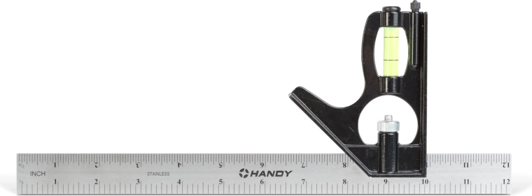 Metal Angle Finder with Ruler and Spirit Level
