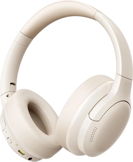 Baseus Bass BH1 Lite wireless over-ear Bluetooth 6.0 headphones, beige