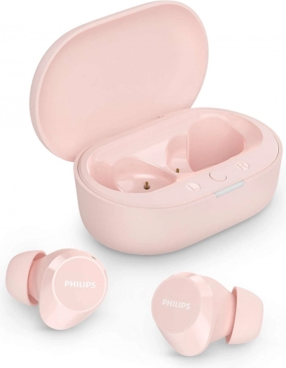 True wireless earbuds philips tat1209 pink