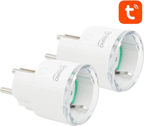 Išmanusis „Wi‑Fi“ lizdas su energijos suvartojimo matavimu GOSUND SP111 3680 W 16 A – Tuya 2 vnt. rinkinys
