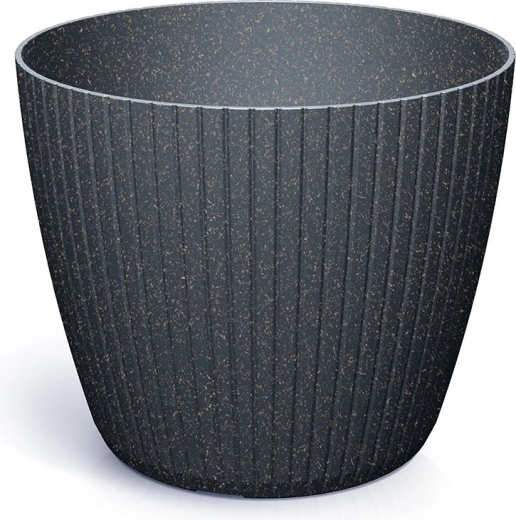 Lamia Eco Wood Flower Pot 34 cm Anthracite
