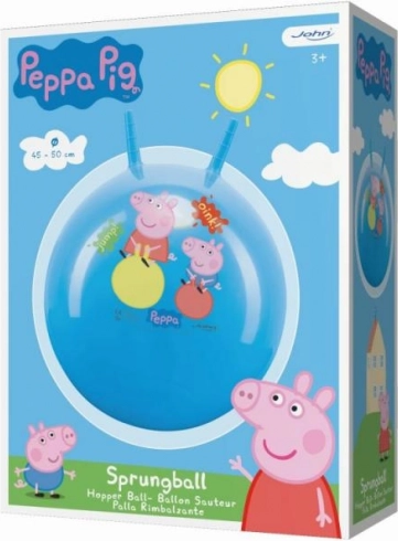 Šokinėjimo kamuolys su Peppa Pig motyvu