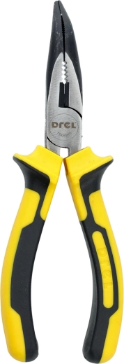 Bent long-nose pliers 160 mm DREL
