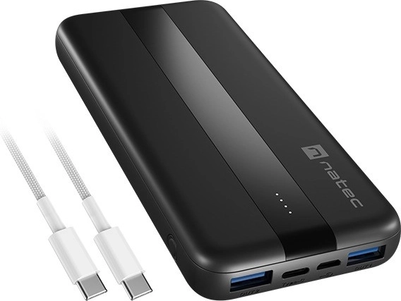 Natec Trevi Slim Q v2 Power Bank 10,000 mAh 20 W