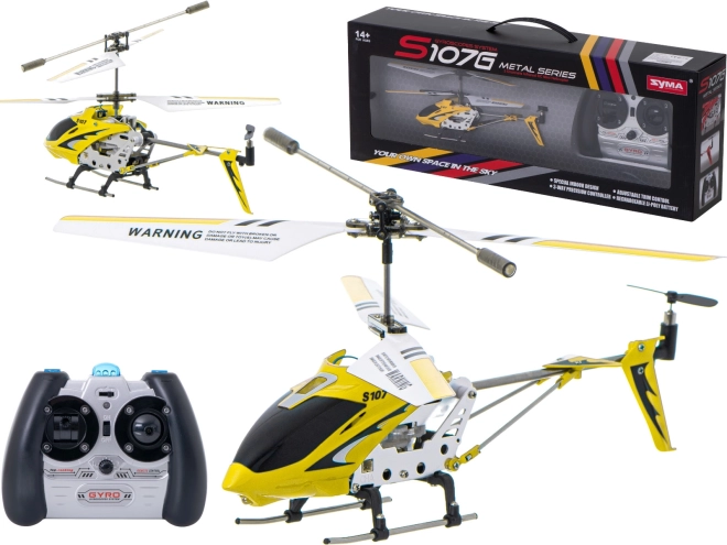 RC sraigtasparnis Syma S107G – Geltona