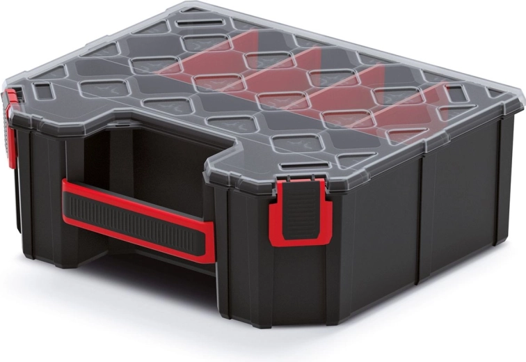 Aukštas organizatorius su pertvaromis 284 × 243 × 105 mm