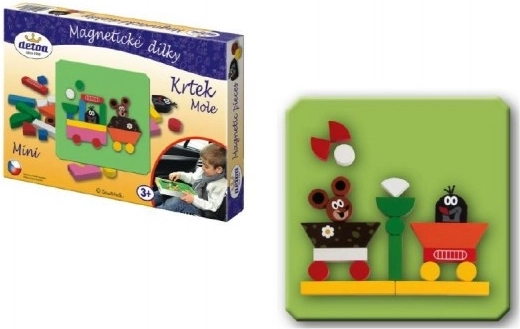Detoa magnetiniai detalių rinkiniai Kurmis mini
