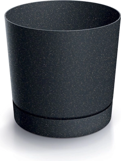 Tubo Eco Wood Planter anthracite 19.8 cm