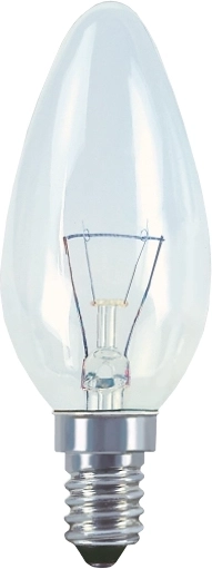 Žvakinė lemputė 240 V 40 W E14 skaidri TES-LAMP