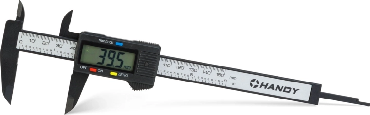 Digital caliper 150 mm with LR44 battery