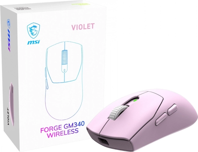 MSI Forge GM340 Wireless violet - 1 pc
