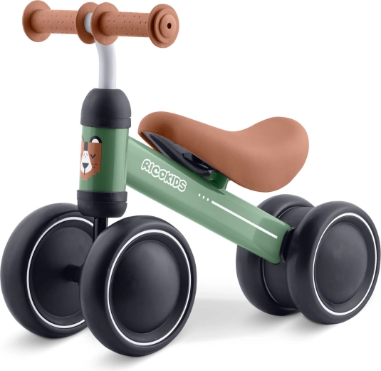 Ricokids balansinis dviratukas patiems mažiausiems su trimis ratais