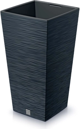 Tall Planter Furu Square 39.5 cm Anthracite