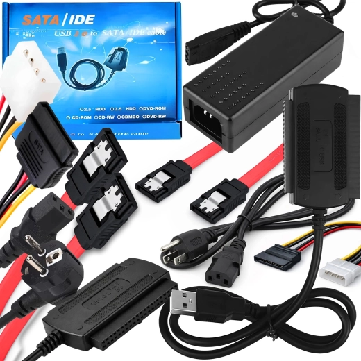 Universalus USB adapteris SATA ir IDE diskams Renew Force