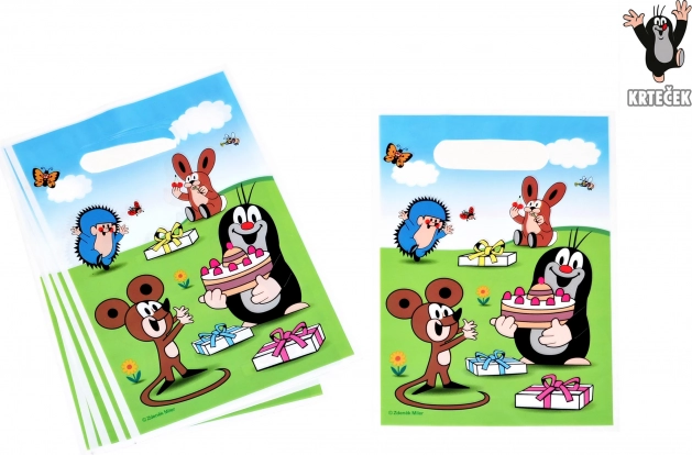 Vakarėlio maišelis su Kurmiuku ir draugais 23x16 cm