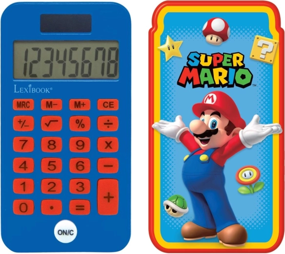 Kišeninis skaičiuotuvas su SUPER MARIO motyvu nuo Lexibook