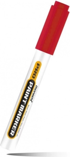 Žymeklis MONAMI Pro Paint Maker raudonas 2 mm
