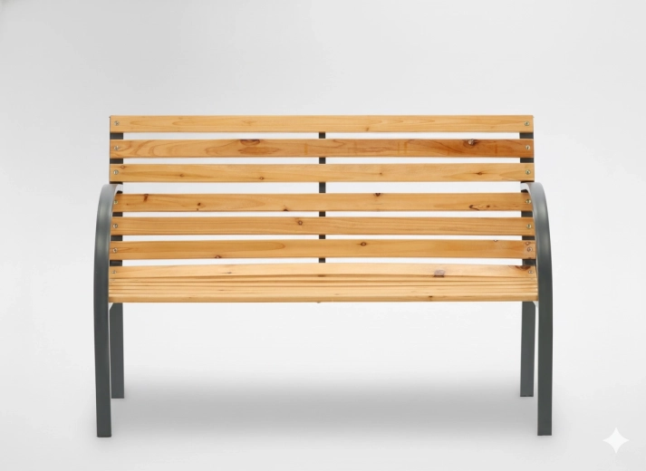 Medinis sodo suoliukas 120 × 60 × 82 cm GARDENLINE