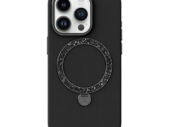 Joyroom Dancing Circle dėklas su MagSafe, skirtas iPhone 14 Pro, juodas