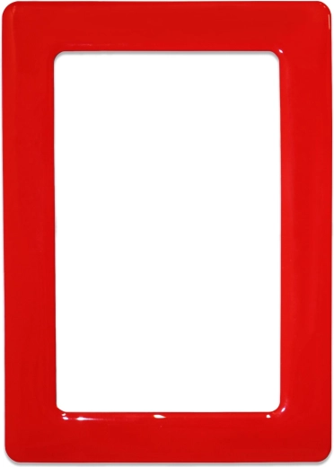 Magnetinis lipnus rėmelis 13,0 × 8,1 cm – raudonas