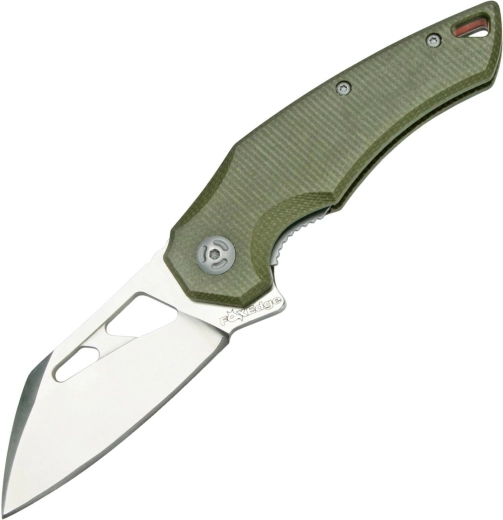 Fox Knives Atrax MOD Edge folding pocket knife 8 cm green micarta