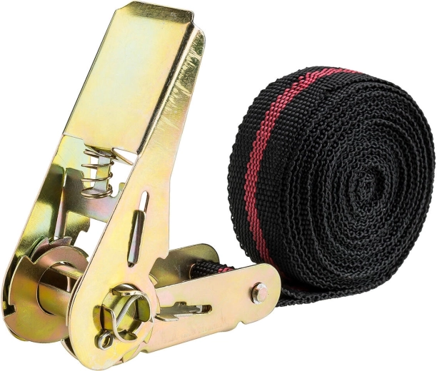 Ratchet tie-down strap 25 mm, length 5 m