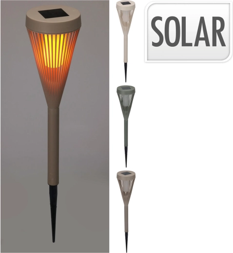 Solar LED Garden Lamp made of polypropylene, matte color mix 46.5 cm