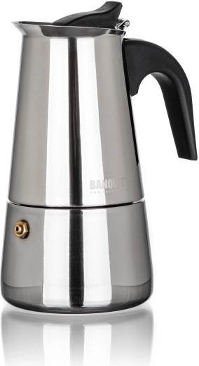Stainless steel Moka pot MIA 4 cups
