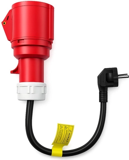 Maitinimo adapteris CEE 16A 5P į Schuko 230 V, skirtas EV įkrovikliams