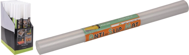 Neslystanti stalčiaus įdėklas stalčiams 100 × 46 cm, skaidrus plastikas