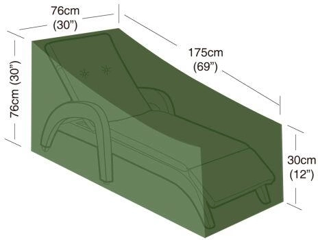 Uždangalas paplūdimio gultui, žalias, PE 90 g/m²