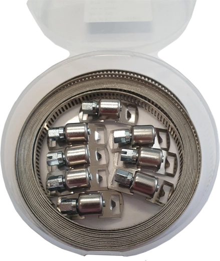BSF Endless Hose Clamp Band Set 8 mm, 3 m + 8 W2B Locks