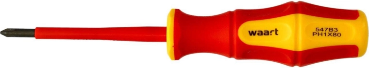 Insulated Phillips Screwdriver PH1 × 80 mm VDE