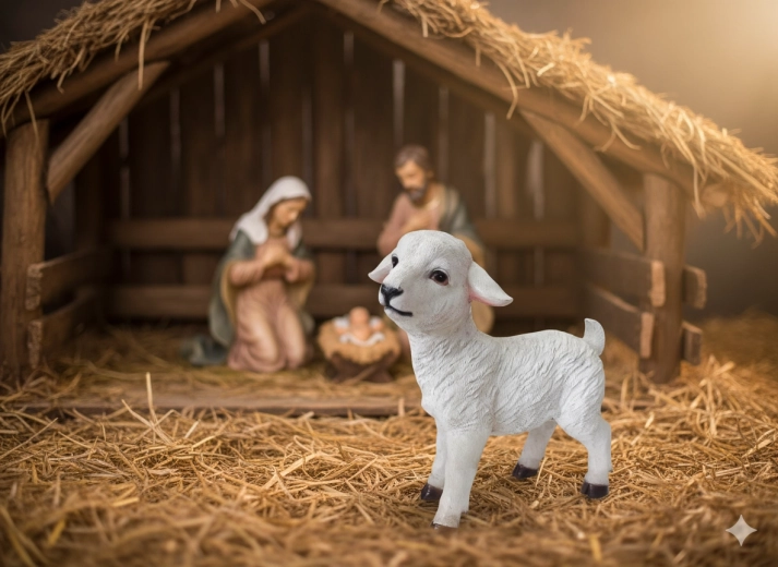 Christmas figurine – sheep 30 cm