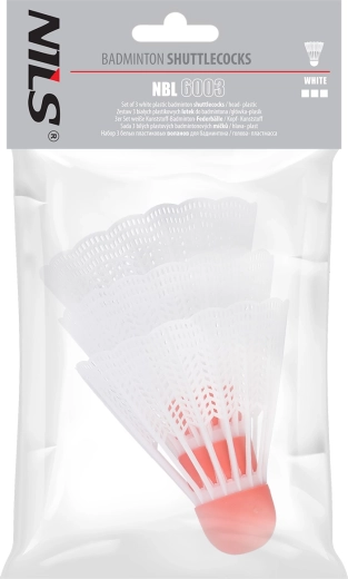 Badmintono plunksninukai NILS NBL6003, 3 vnt.