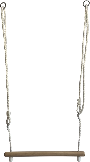 Medinė kabanti skersinis 2Kids Toys su reguliuojamomis virvėmis