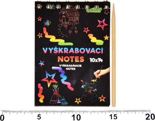 Braižomas bloknotas su spalvotu pagrindu