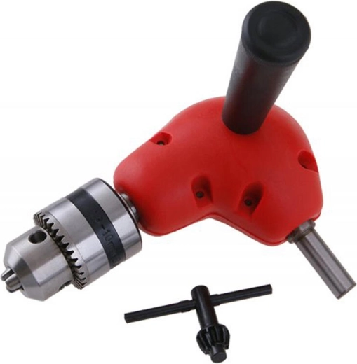 90° drilling adapter with 3/8" ratchet and handle