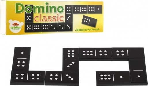 Klasikinis Domino (plastikinis), 28 detalės dėžutėje