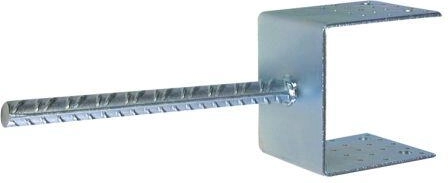 Ground post base 70 × 60 mm galvanized