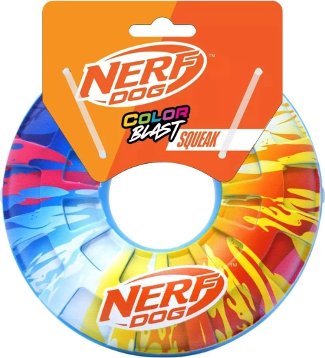 Nerf Dog squeaky flying ring for dogs 15 cm