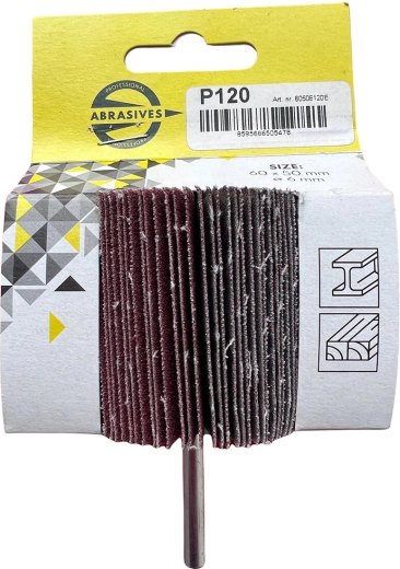 Flap Mounted Wheel 40 × 20 × 6 mm, Grit 80